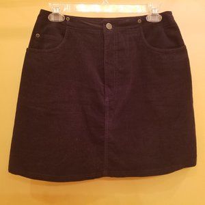 Navy Corduroy Skirt,  Sigrid Olsen 8P